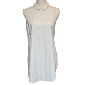 BCBGeneration White Tunic Tank Top with Side Slits.  Size XS